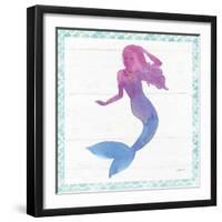 Mermaid Friends III-null-Framed Art Print