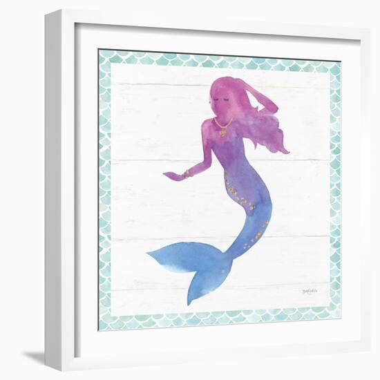 Mermaid Friends III-null-Framed Art Print