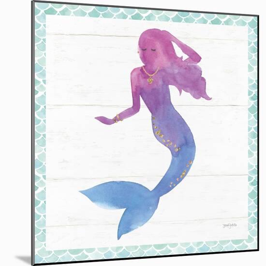 Mermaid Friends III-null-Mounted Art Print