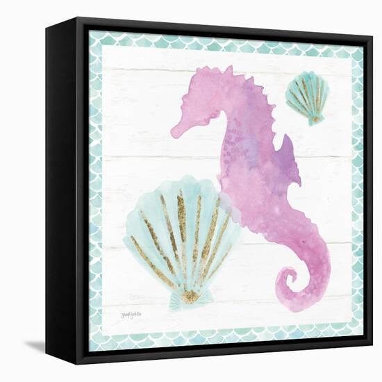 Mermaid Friends VI-Jenaya Jackson-Framed Stretched Canvas