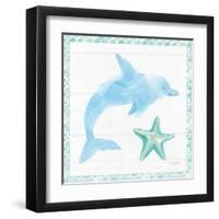 Mermaid Friends VIII-Jenaya Jackson-Framed Art Print