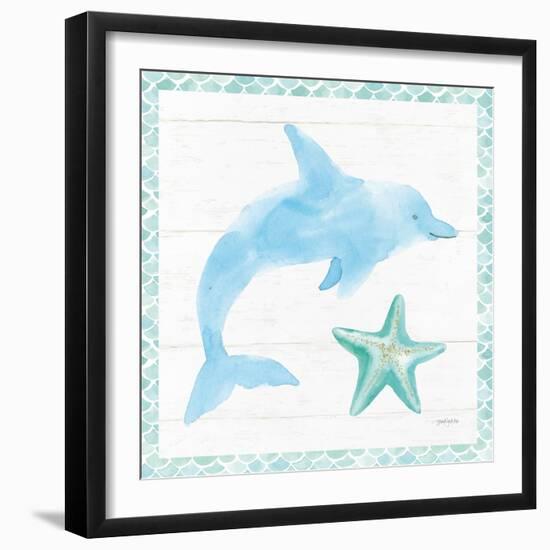 Mermaid Friends VIII-Jenaya Jackson-Framed Art Print