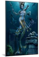 Mermaid Hunt-Tom Wood-Mounted Poster