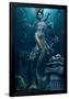 Mermaid Hunt-Tom Wood-Framed Poster