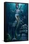 Mermaid Hunt-Tom Wood-Framed Stretched Canvas