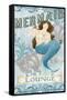 Mermaid I-June Vess-Framed Stretched Canvas