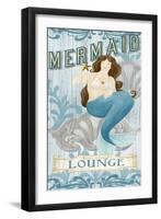 Mermaid I-June Vess-Framed Art Print