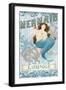 Mermaid I-June Vess-Framed Art Print