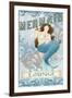 Mermaid I-June Vess-Framed Art Print