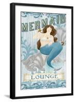 Mermaid I-June Vess-Framed Art Print