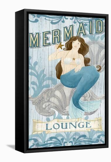 Mermaid I-June Vess-Framed Stretched Canvas