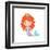 Mermaid Illustration-Svetlana Peskin-Framed Art Print