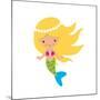 Mermaid Illustration-Svetlana Peskin-Mounted Art Print