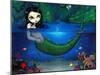 Mermaid in Her Grotto - Underwater Mermaid-Jasmine Becket-Griffith-Mounted Art Print