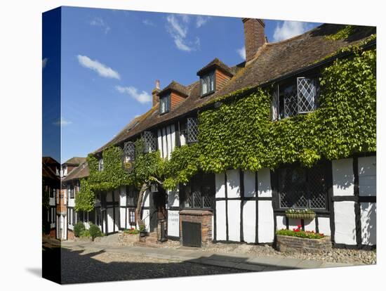 Mermaid Inn, Mermaid Street, Rye, East Sussex, England, United Kingdom, Europe-Stuart Black-Stretched Canvas