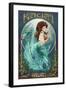 Mermaid - Kaua'i, Hawai'i-Lantern Press-Framed Art Print