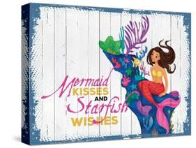 Mermaid Kisses 3-null-Stretched Canvas