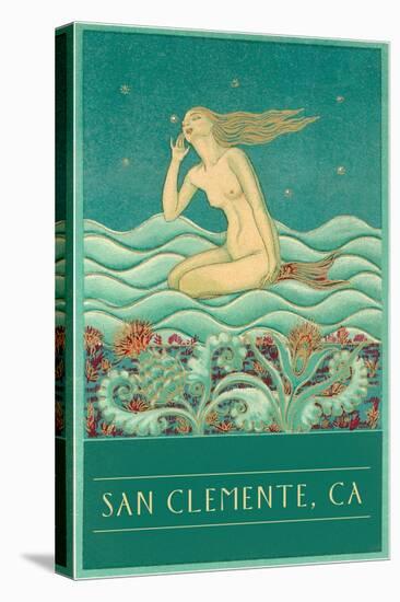 Mermaid Listening to Stars, San Clemente, California-null-Stretched Canvas