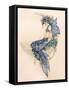 Mermaid Moon-Linda Ravenscroft-Framed Stretched Canvas