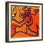 Mermaid Music-John Nolan-Framed Premium Giclee Print