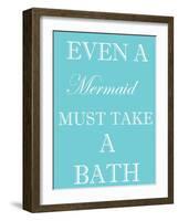 Mermaid Must Bathe-Taylor Greene-Framed Art Print