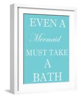 Mermaid Must Bathe-Taylor Greene-Framed Art Print