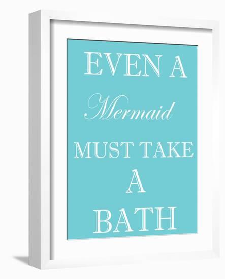 Mermaid Must Bathe-Taylor Greene-Framed Art Print