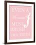 Mermaid Must Brush-Taylor Greene-Framed Art Print