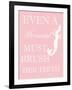 Mermaid Must Brush-Taylor Greene-Framed Art Print