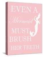 Mermaid Must Brush-Taylor Greene-Stretched Canvas