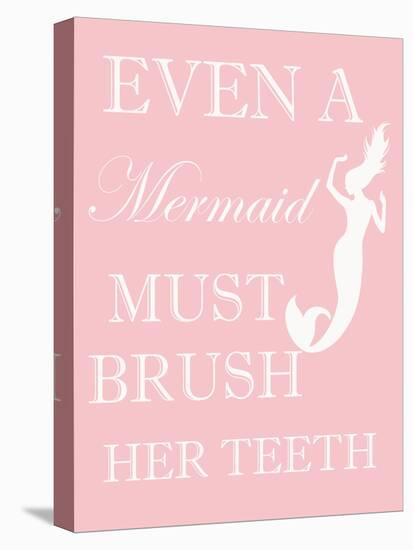 Mermaid Must Brush-Taylor Greene-Stretched Canvas