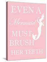 Mermaid Must Brush-Taylor Greene-Stretched Canvas