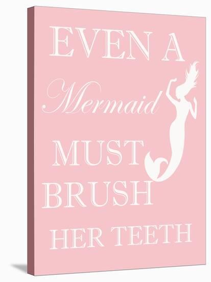 Mermaid Must Brush-Taylor Greene-Stretched Canvas