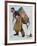 "Mermaid" or "Lobsterman", August 20,1955-Norman Rockwell-Framed Giclee Print