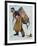 "Mermaid" or "Lobsterman", August 20,1955-Norman Rockwell-Framed Giclee Print