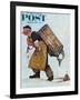 "Mermaid" or "Lobsterman" Saturday Evening Post Cover, August 20,1955-Norman Rockwell-Framed Giclee Print