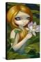 Mermaid Picking Lotus Blossoms-Jasmine Becket-Griffith-Stretched Canvas