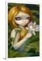 Mermaid Picking Lotus Blossoms-Jasmine Becket-Griffith-Framed Art Print