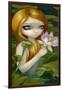 Mermaid Picking Lotus Blossoms-Jasmine Becket-Griffith-Framed Art Print