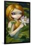 Mermaid Picking Lotus Blossoms-Jasmine Becket-Griffith-Framed Art Print