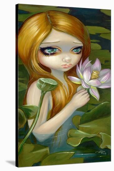 Mermaid Picking Lotus Blossoms-Jasmine Becket-Griffith-Stretched Canvas
