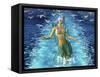 Mermaid Play-Ata Alishahi-Framed Stretched Canvas