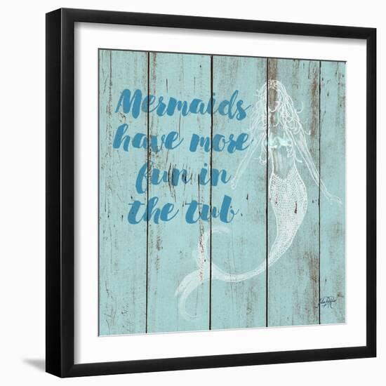 Mermaid Saying I-Julie DeRice-Framed Art Print