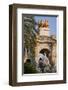 Mermaid sculpture on a fountain in the Parc de la Ciutadella in Barcelona, Catalonia, Spain-null-Framed Art Print