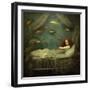 Mermaid Slumber-Sasha-Framed Giclee Print