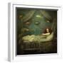 Mermaid Slumber-Sasha-Framed Giclee Print