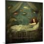 Mermaid Slumber-Sasha-Mounted Giclee Print