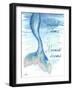 Mermaid Tail I-Elizabeth Medley-Framed Art Print