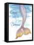 Mermaid Tail II (never let go of dreams)-Elizabeth Medley-Framed Stretched Canvas