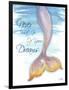 Mermaid Tail II (never let go of dreams)-Elizabeth Medley-Framed Art Print